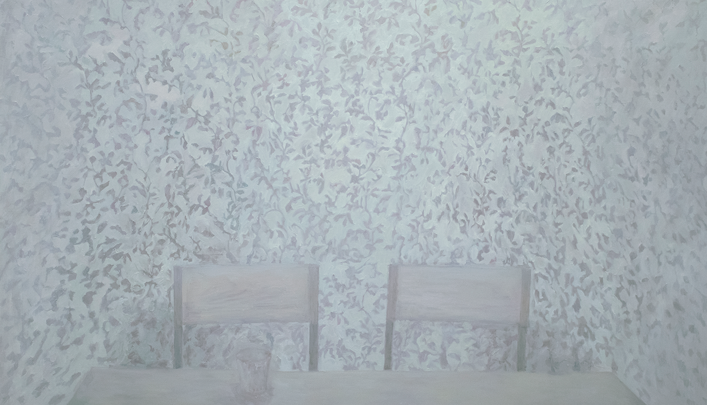 빈자리 · Oil on canvas · 112.1x193.3cm · 2022 · 김수빈 · (이미지출처 = 아트랩범어)