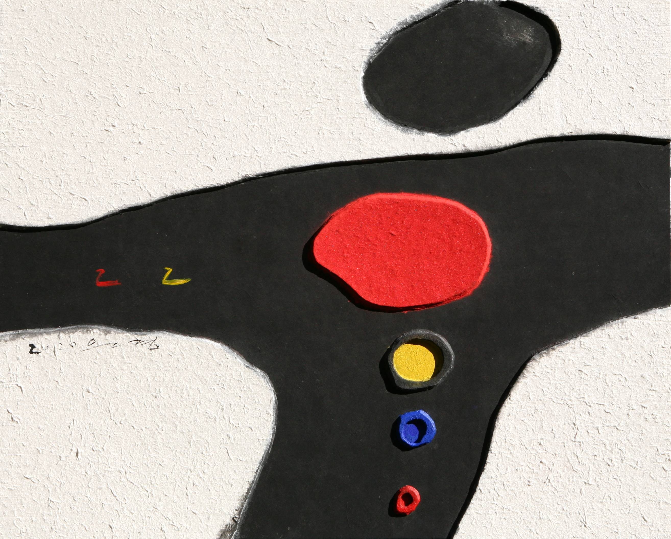 근원-자연회귀20-07 · 요철지에 석채, 혼합재료 · 72.7x60.6cm · 2020 · 이상찬 · (이미지출처 = 양평군립미술관)