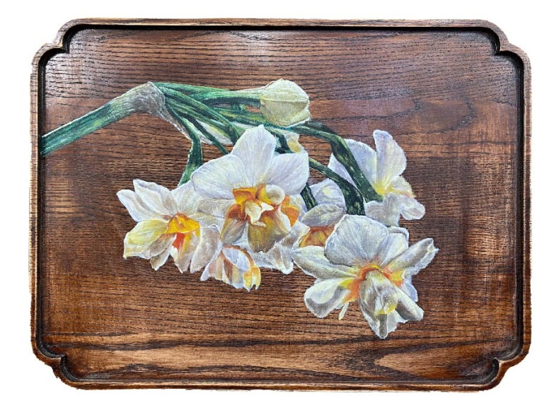 제주수선화1 · mixed media · 40x30cm · 조주광 · Jo Joo Gwang · (이미지출처 = 갤러리일호) · (Source =galleryilho)