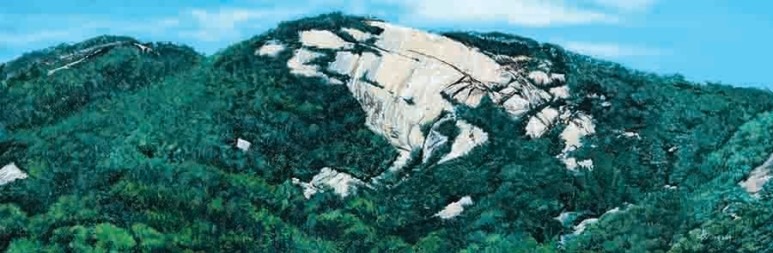 2019년 부암동 · acrylic on canvas · 120x40cm · 조주광 · Jo Joo Gwang · (이미지출처 = 갤러리일호) · (Source =galleryilho)