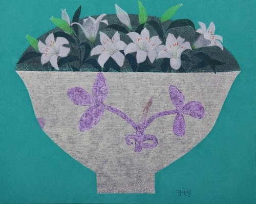 감성정물 · Oil on canvas · 91x73cm · 2022 · 가국현 · (이미지 출처 = 돈화문갤러리)