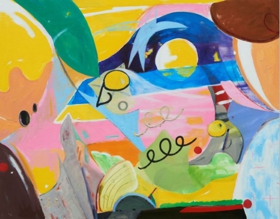 도시의 사람들 · Oil on canvas · 100x80cm · 2022 · 정지원 · (이미지출처 = 갤러리도스)
