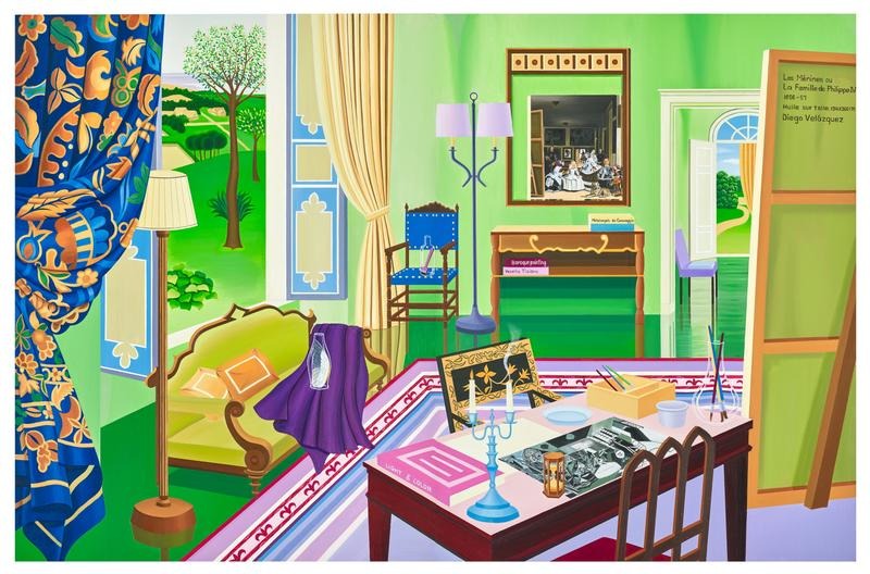 벨라스케스 작업실 · Oil on linen · 145.5x224cm · 2020 · 남경민 · (이미지출처 = 이화익갤러리)