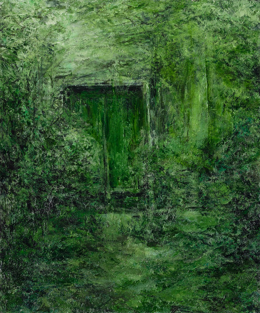 그림자 숲 · Acrylic on canvas · 73x60.5cm · 2022 · 박미경 · (이미지출처 = 플레이스막1)