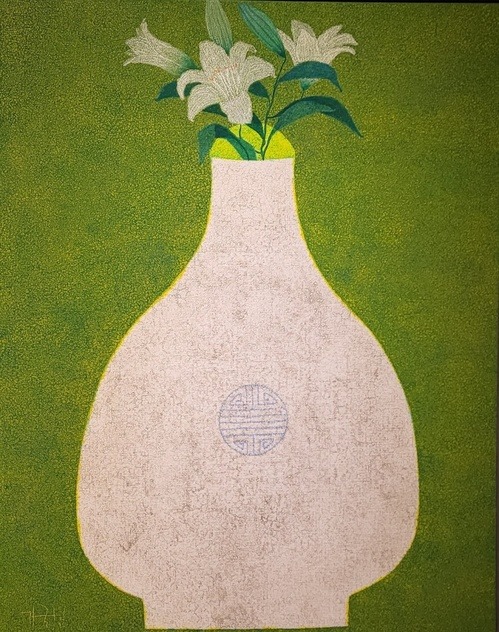 감성정물 · Oil on canvas · 91x73cm · 2022 · 가국현 · (이미지 출처 = 돈화문갤러리)