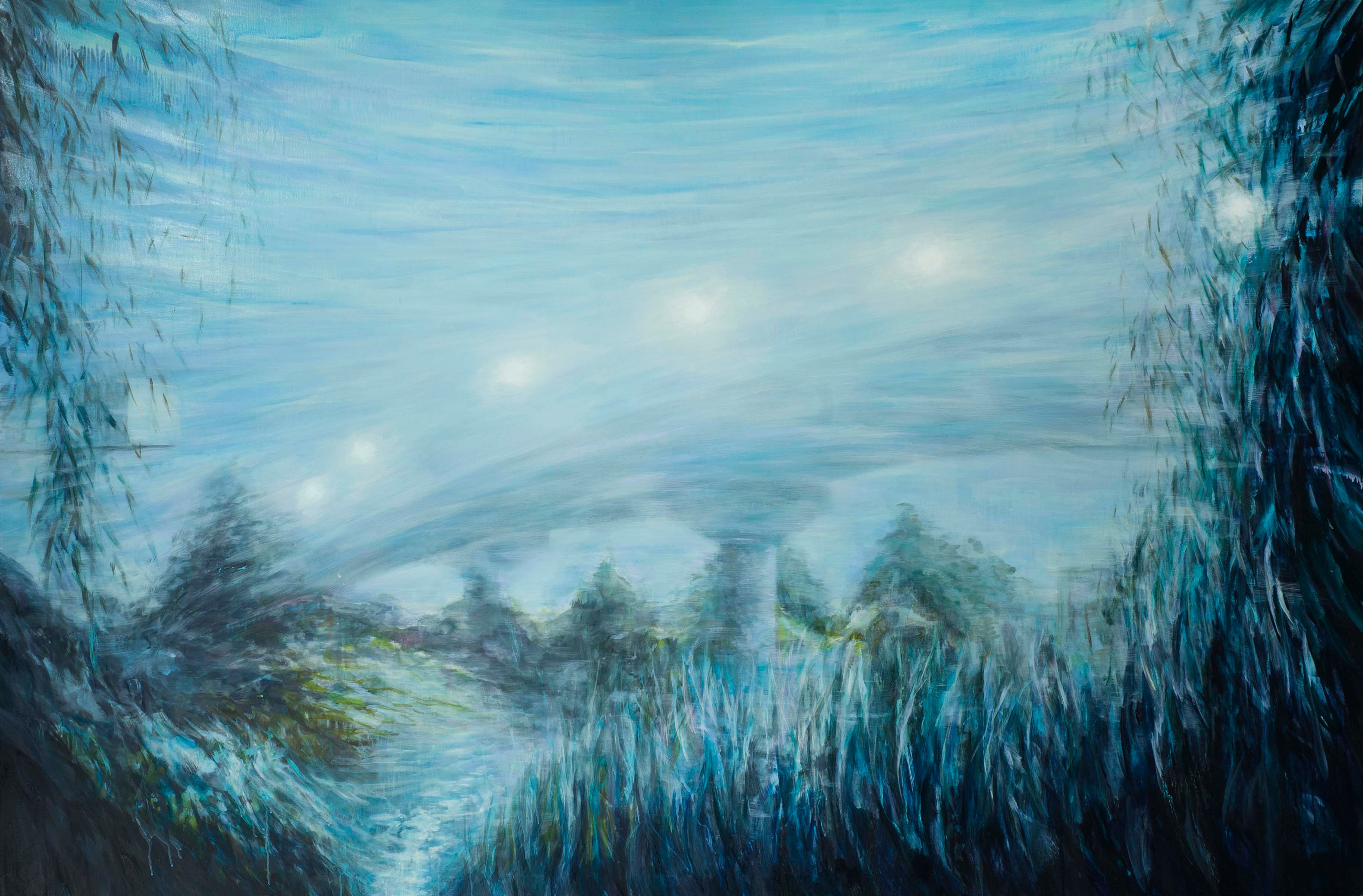 하얀바람 · Oil on canvas · 150x230cm · 2022 · 신준민
