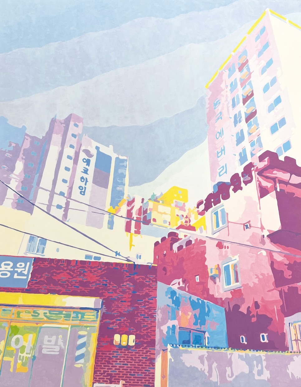 Daydreamin · 장지에 과슈 · 116.8x90.9cm · 2022  ​ · 김유진 · (이미지출처 = 갤러리 봄) · (source = Gallerybom)