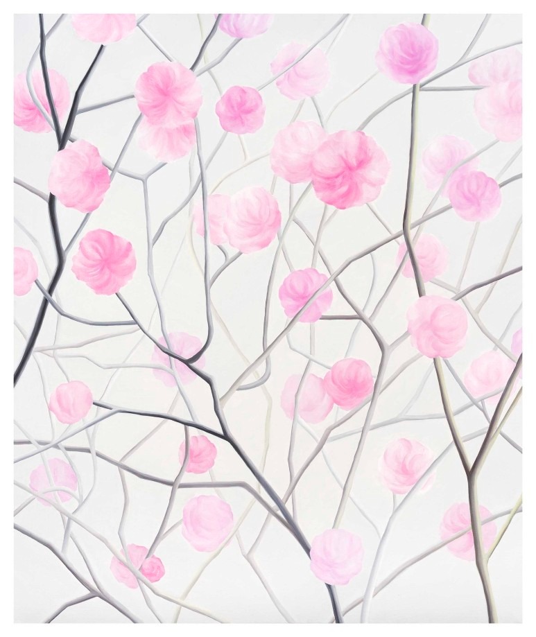 봄의 온도 · oil on canvas · 72.7x60.6cm · 2022 · 표영실 · (이미지출처 = 누크갤러리)