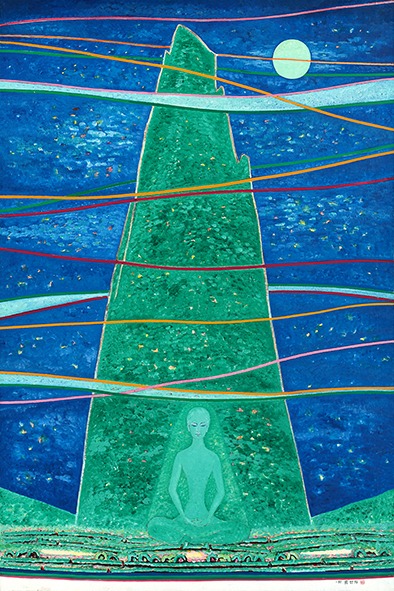 소망 · Acrylic on canvas · 193.9x130.3cm · 1992 · 류민자 · ⓒ Ryu Minja / GALLERY RAON (이미지제공 = 갤러리 라온)