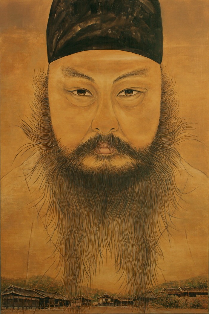 윤두서 · 캔버스 · 91 x 61 cm · 2009 · 임윤선 · (이미지 출처 = 김달진미술자료박물관) · (Source = Daljin Museum)