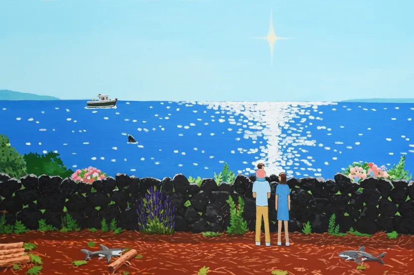 시선 · oil on canvas · 90.9x60.6 · 2022 · 이두한 · Lee Doohan · (이미지출처 = 충무로갤러리) · (Source = chungmuro gallery)