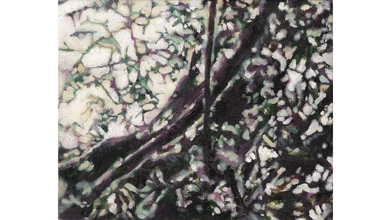 사이를 둥둥 떠다니고 · 캔버스에 유채 · 22 x 27.3 cm · 2022 · oil on canvas · 김용선 · KIM YONG SUN