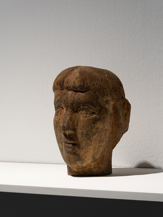 도모 · 테라코타 · 27.4x19.5x24.4cm · 1957년경 · 권진규 · Kwon Jin Kyu · (이미지출처 = 광주시립미술관) · (source = Gwangju Museum of Art)