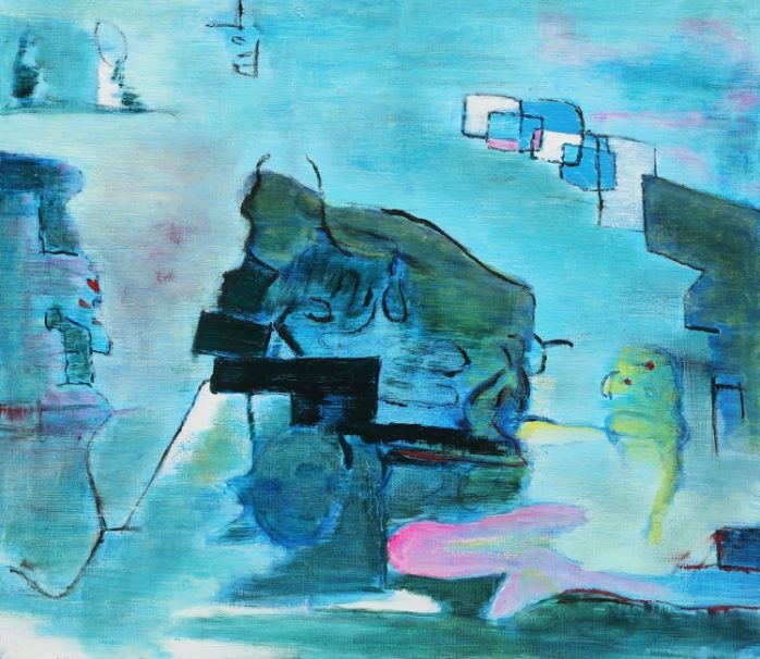 Dream Journey_9 · 캔버스에 오일 · 45.5 x 53cm · Dream Journey_9 · Oil on Canvas · 박재영 · Park Jae Yeong · (이미지 출처 = 전북도립미술관) · (Source = Jeonbuk Museum of Art)