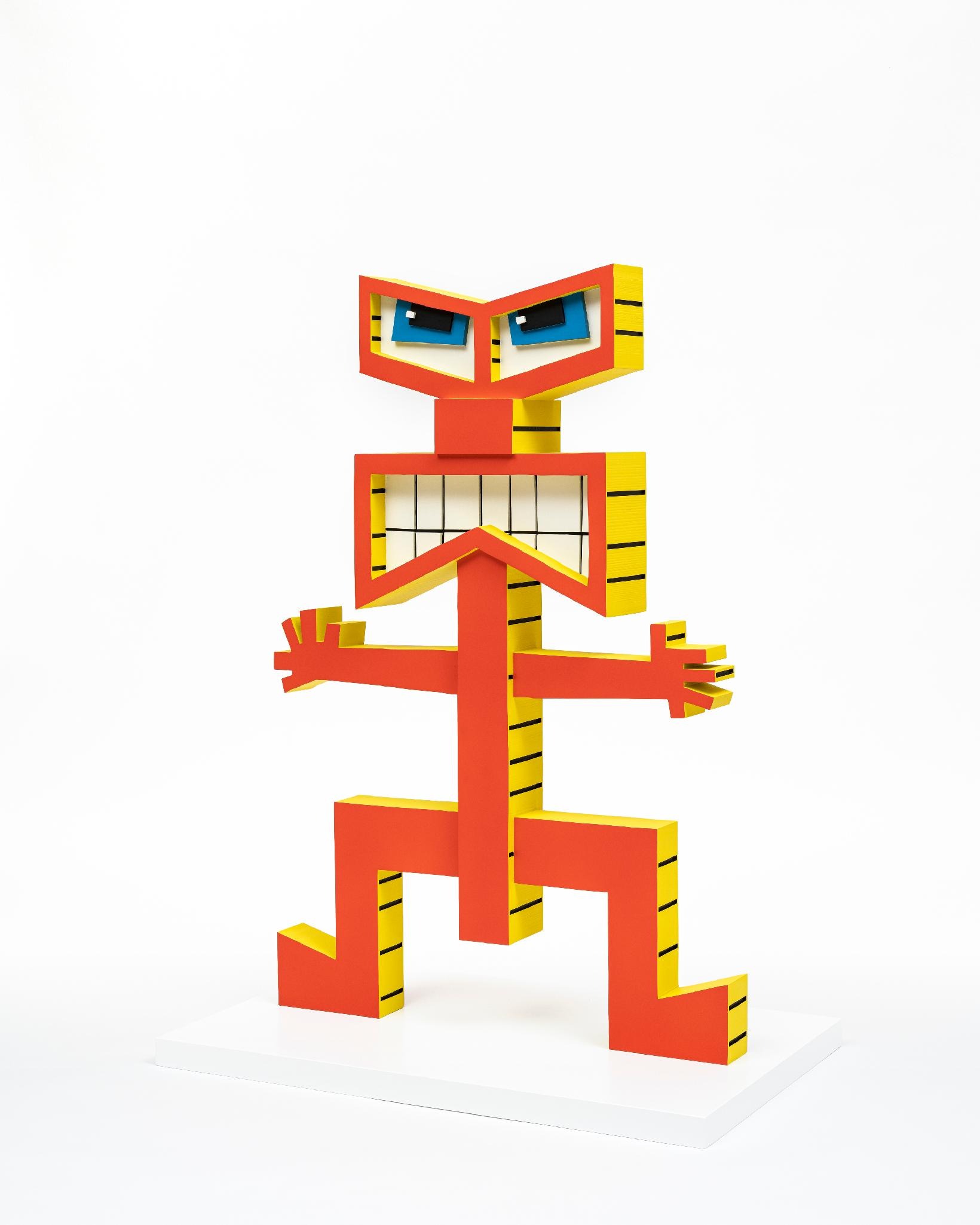 REDDY GUY · Acrylic on cast aluminum · 122 x 81.7 x 18.9 cm · 1986/2021 · REDDY GUY · Acrylic on cast aluminum · 케니 샤프 · KENNY SCHARF · (이미지 출처 = 갤러리 현대) · (Source = Gallery Hyundai)