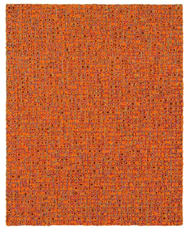 Internal Rhythm 2022-57 · Acrylic on canvas · 92 x 73.5cm · 2022 · Internal Rhythm 2022-57 · Acrylic on canvas · 김태호 · KIM Tae-ho · (이미지 출처 = 표갤러리) · (Source = Pyo Gallery)