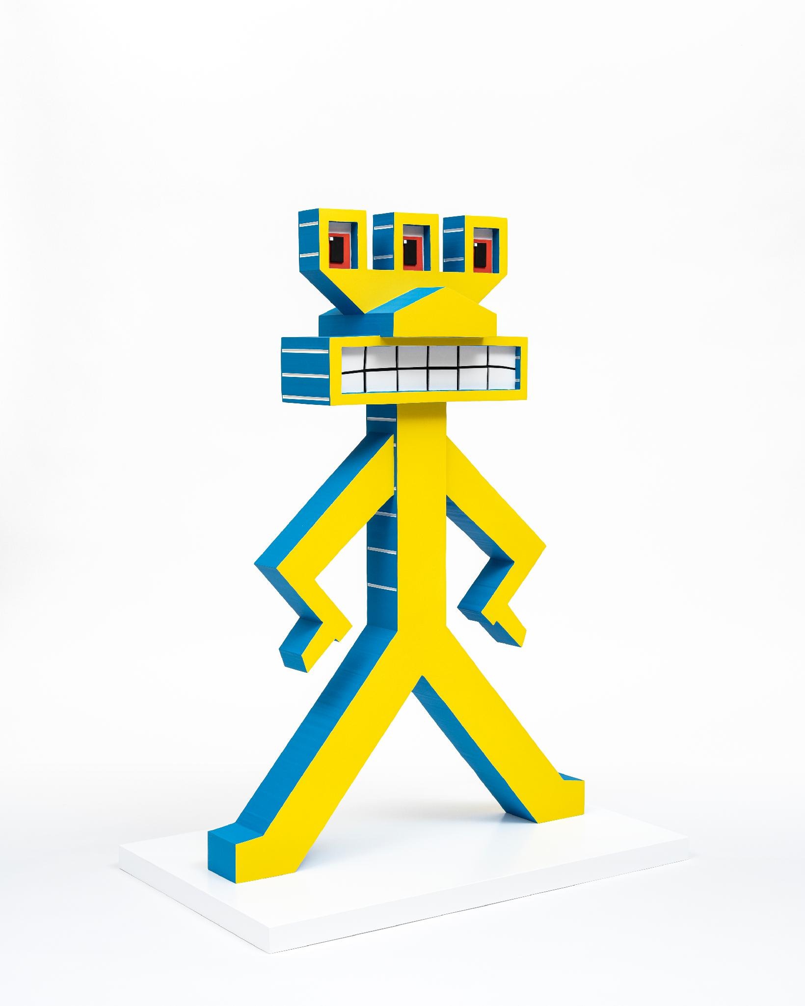 GRR GUY · Acrylic on cast aluminum · 122 x 82 x 24.8 cm · 1986/2021 · GRR GUY · Acrylic on cast aluminum · 케니 샤프 · KENNY SCHARF · (이미지 출처 = 갤러리 현대) · (Source = Gallery Hyundai)