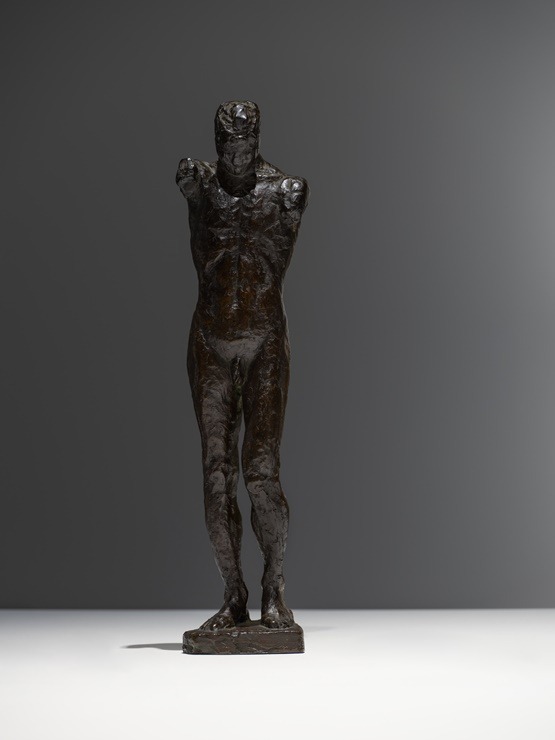 남성입상 · 청동 · 49.5x12x11.1cm · 1953년경 · 권진규 · Kwon Jin Kyu · (이미지출처 = 광주시립미술관) · (source = Gwangju Museum of Art)