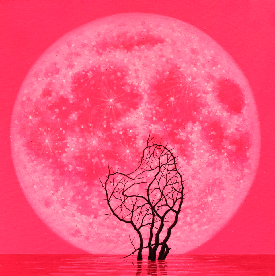 strawberry light · oil on canvas · 45.5x45.5cm · 2021 · 한상훈 · Han Sanghoon · (이미지출처 = 갤러리 봄) · (source = Gallerybom)