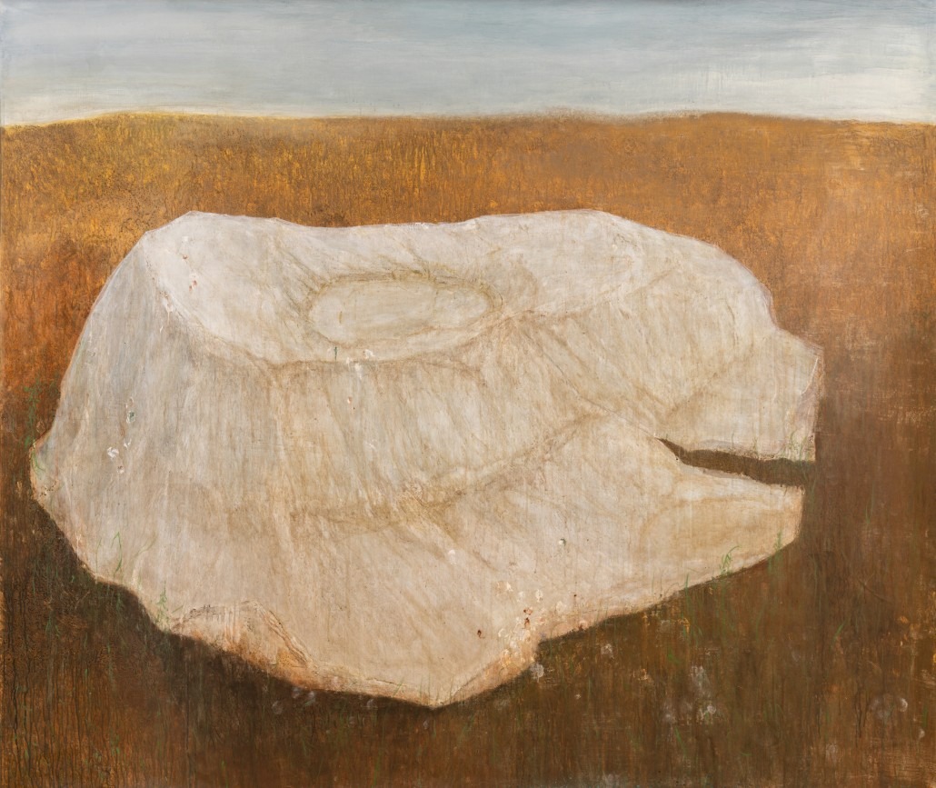 바깥 · 면 혼방목에 아크릴 · 212.5 × 180 cm · 2020 · 이해민선 · Ⓒ 이해민선 (이미지출처 = 보안1942) · (Source = Boan1942)