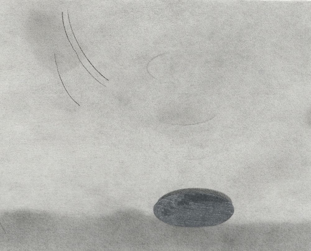 빛과신호vol.2-1 · 종이에 콜라주, 연필 · 8.5x10.5cm · 2022 · 문정 · Moonjung · (이미지 제공 = 페이지룸8) · (source = Pageroom8)