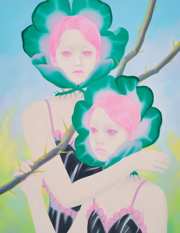 반란의 시작 · 캔버스에 유화 · 116.8 x 91cm · 2022 · Oil on Canvas · 이지은 · Lee Jieun · (이미지 출처 = 최 컨템포러리 아트) · (Source = Choi Contemporary Art)