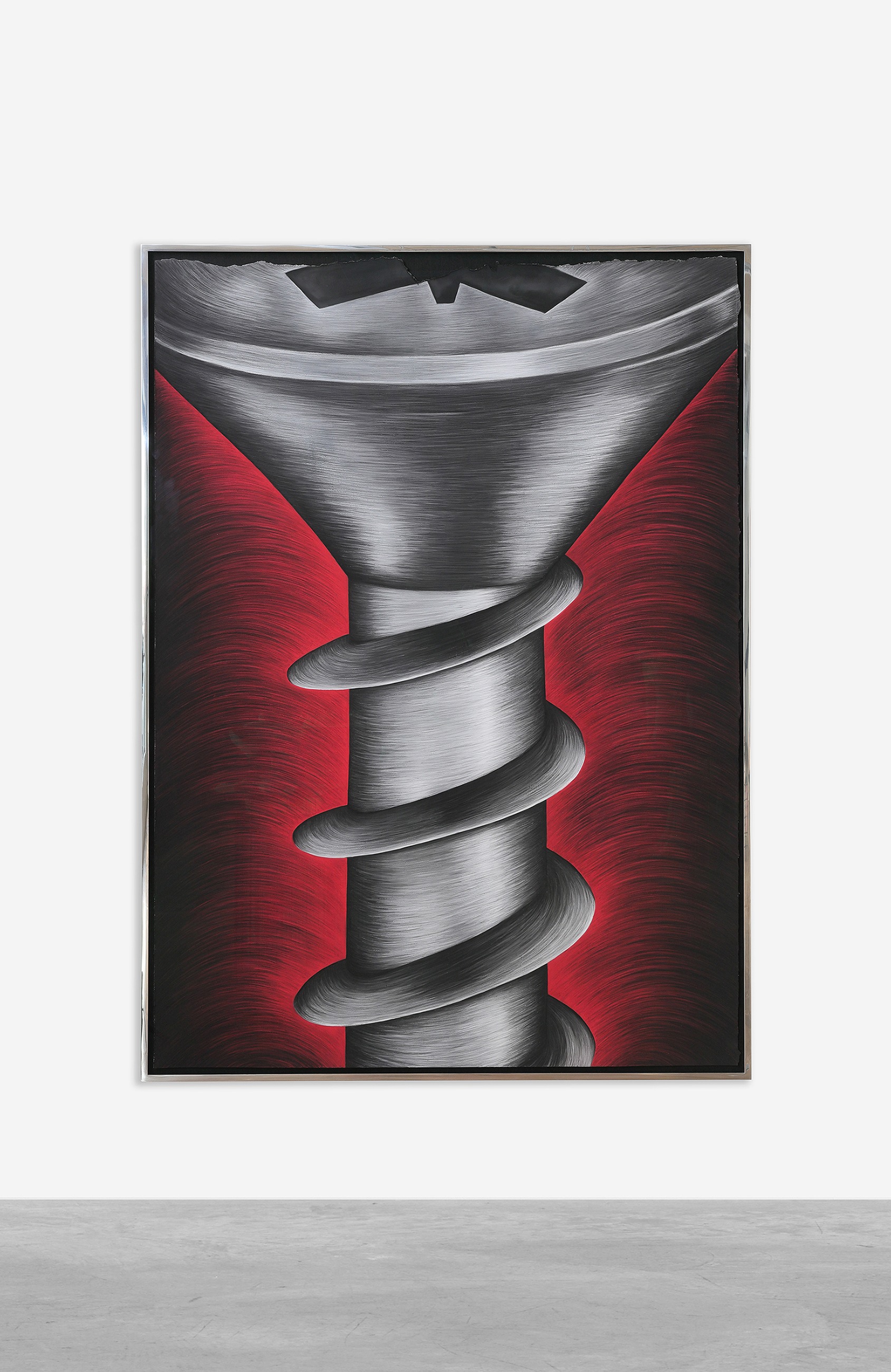Boring content · Drawing - Gouache, soft pastel on Somerset satin paper · 185 x 133 cm · 2022 · Boring content · Drawing - Gouache, soft pastel on Somerset satin paper · Rebecca Ackroyd · Rebecca Ackroyd · (이미지 출처 = 페레스프로젝트 서울) · (source = peresprojects)