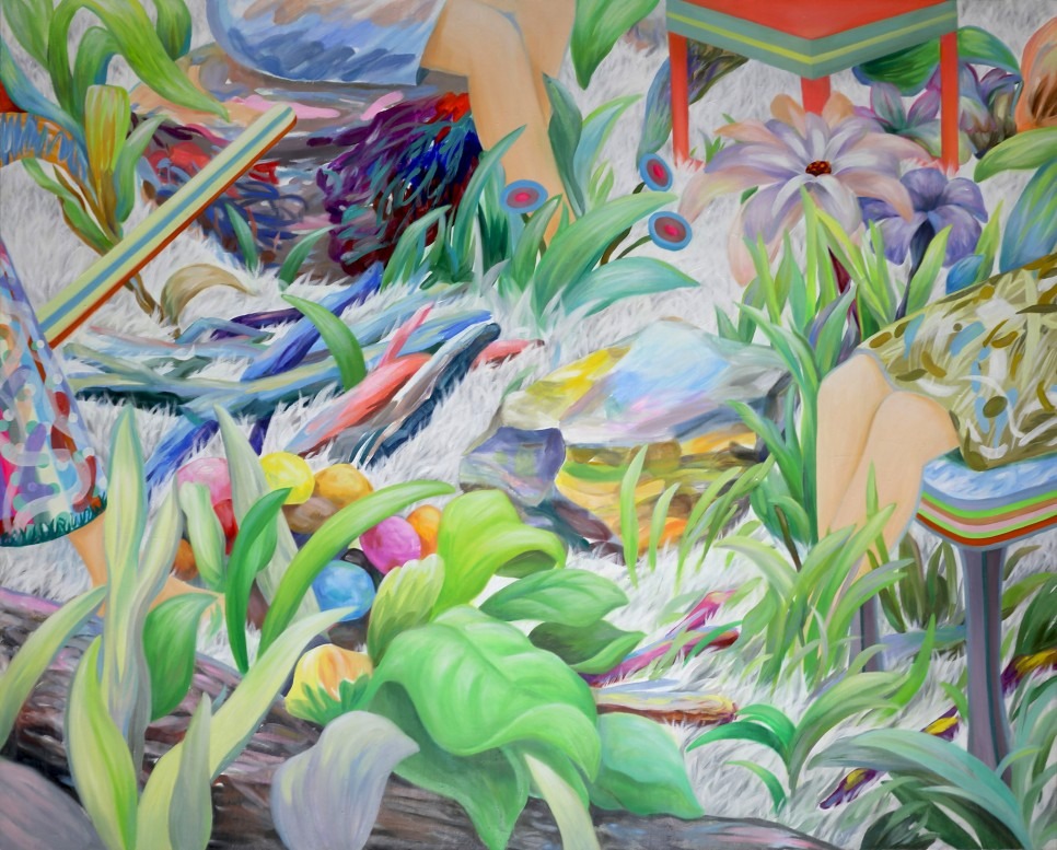 us, together · oil on canvas · 130x162cm · 2022 · us, together · oil on canvas · 김유진 · Kim Yujin · (이미지 출처 = 갤러리메르헨) · (Source = Gallery Marchen)