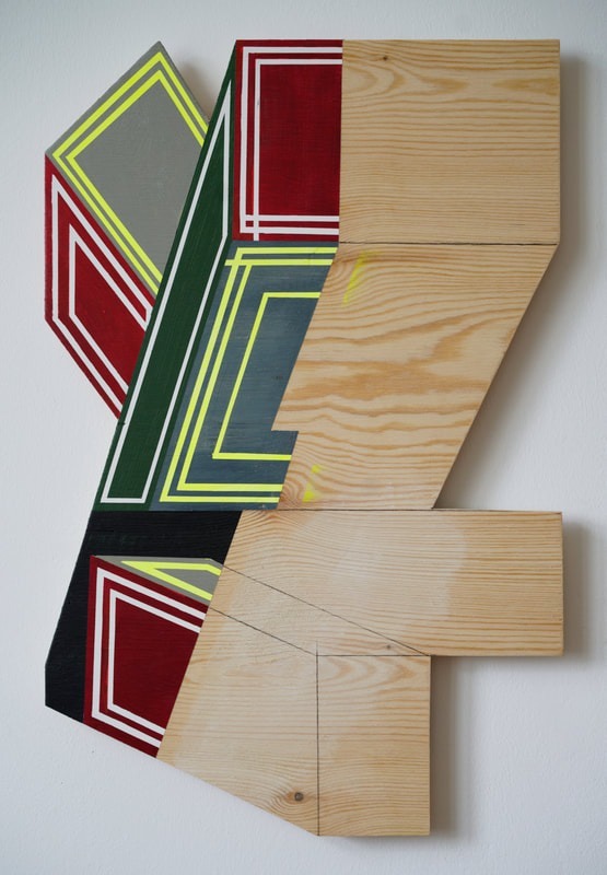 7Z-2 · acrylics, pencil on multiplex board · 60 x 40cm · 2020 · 7Z-2 · acrylics, pencil on multiplex board · 로만랭 · (이미지 출처 = 옵스큐라) · (Source = Obscura)