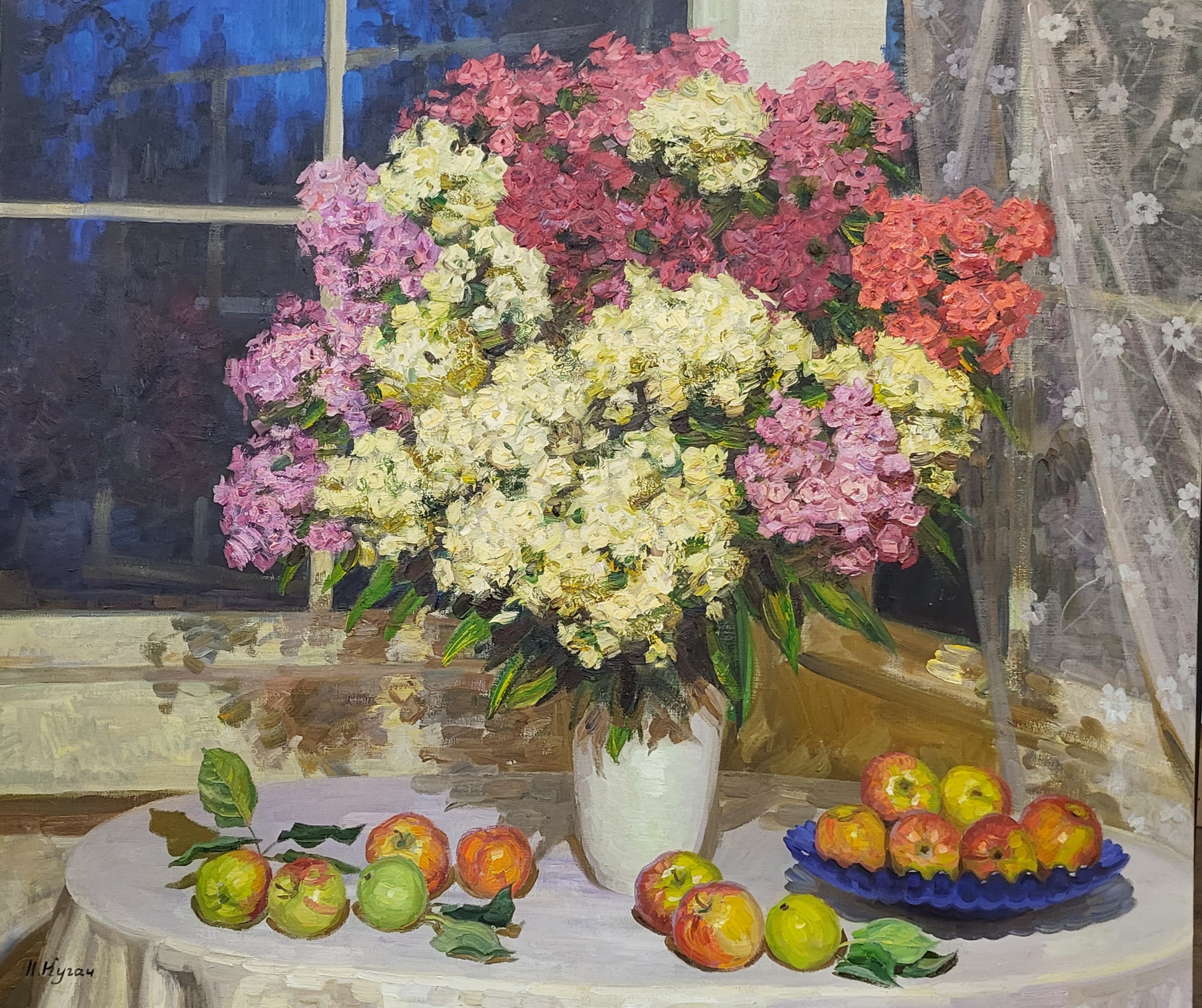 플록스 · 캔버스에 유채 · 120 x 140 cm · 2019 · oil on canvas · 이반 쿠가츠 · (제공 : 갤러리 까르찌나)