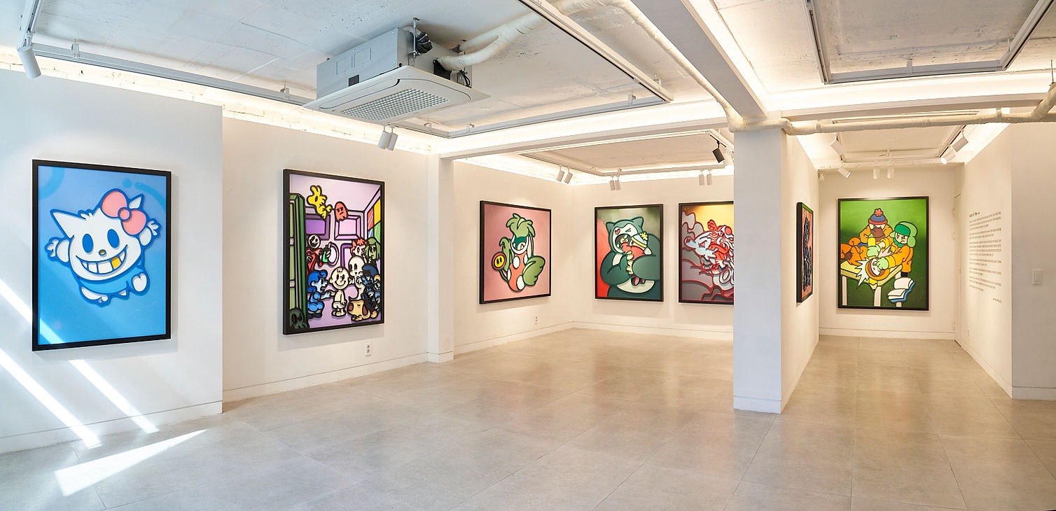 전시전경 · Exhibition view · (출처 = 갤러리스탠) · (Source = Gallery Stan)