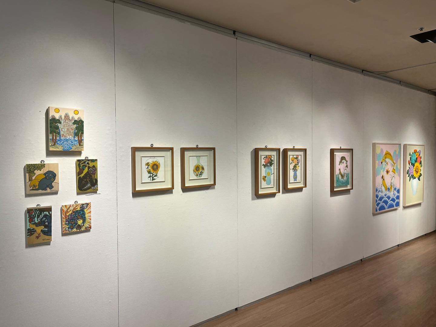 전시전경 · Exhibition view · (이미지 출처 = 대백프라자갤러리) · (Source = Debecplaza Gallery)