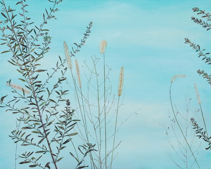 Afterglow2206 · Oil on Canvas · 80×100cm · 2022 · Afterglow2206 · Oil on Canvas · 신혜원 · Shin Hyewon · (이미지 출처 = 아트센터 화이트블럭) · (Source = Art Center White Block)