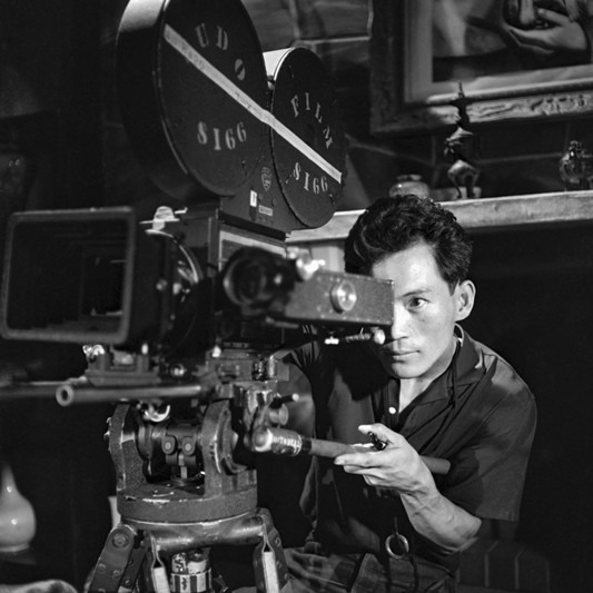 영화 '사랑이 문을 두드릴 때' 촬영 현장 · 1961 · 김한용 · Kim Han yong · (이미지 출처 = 스페이스22) · (Source = Space22)
