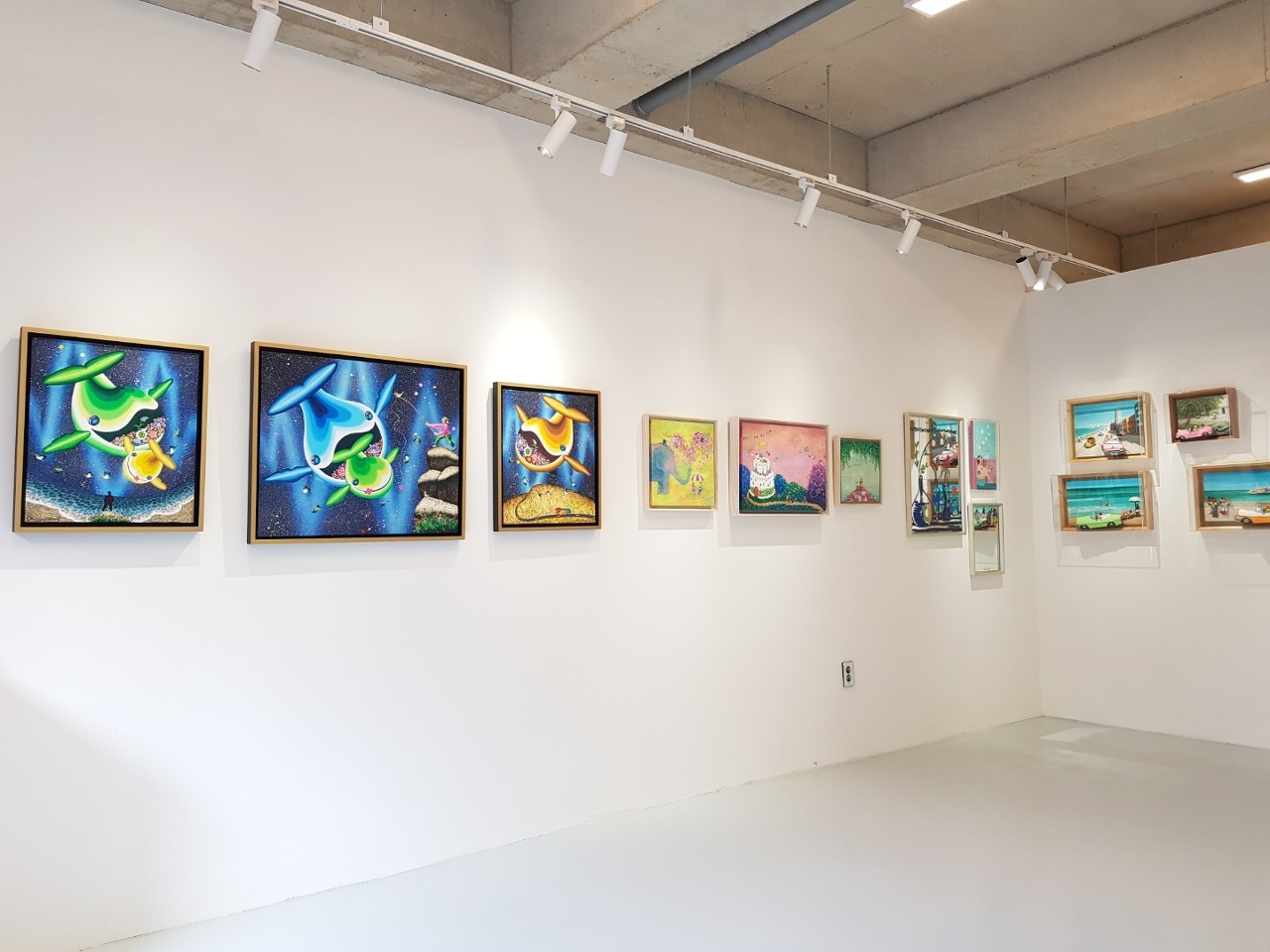 전시전경 · Exhibition view · (이미지 출처 = 하랑갤러리) · (Source = Harang Gallery)