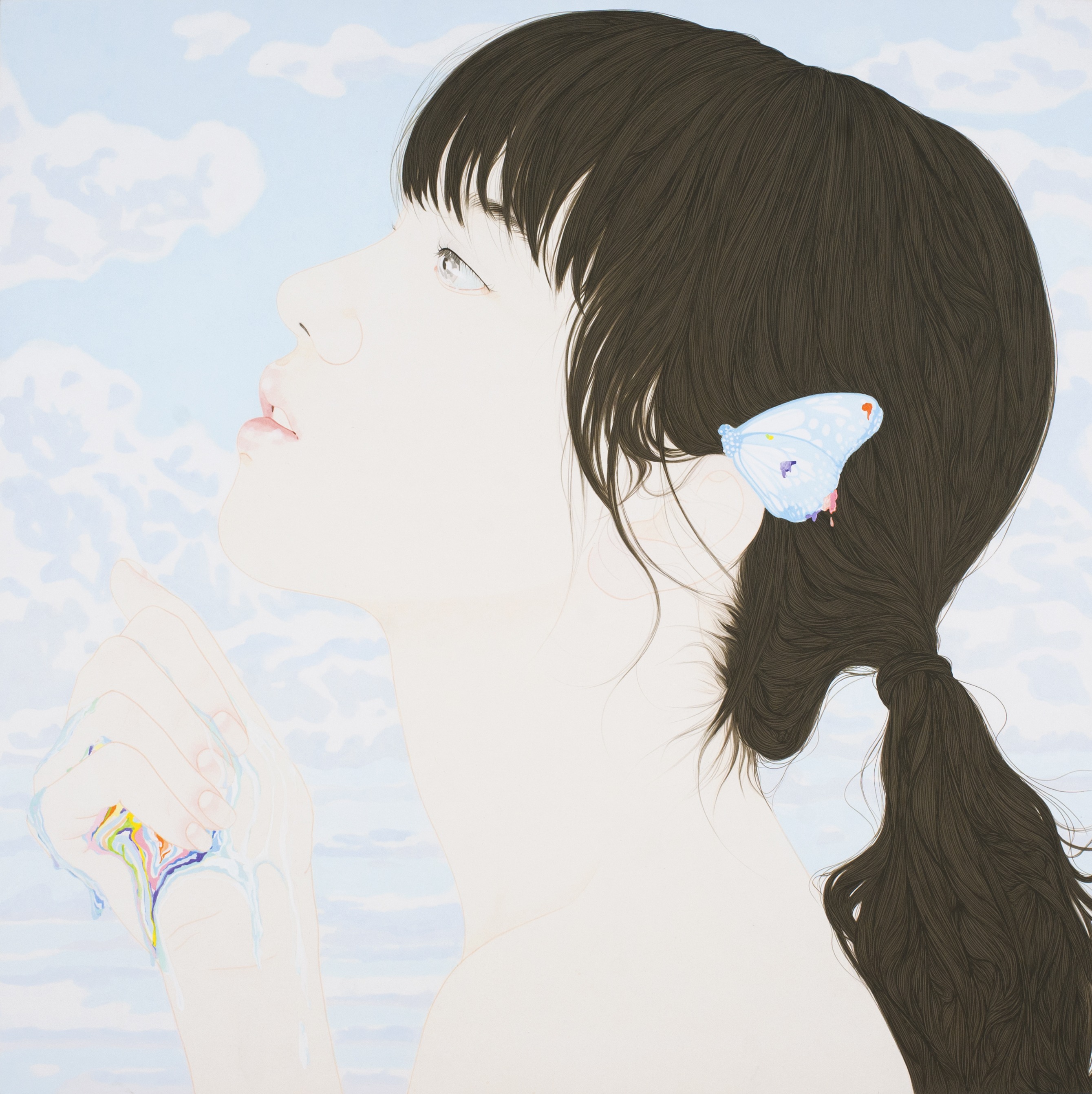 illusion · 장지에 중채 · 112x112cm · 2022 · illusion · pigment on korean paper · 박미진 · Park Mijin · (이미지 제공 = 갤러리미작) · (Source = Gallery Mizak)