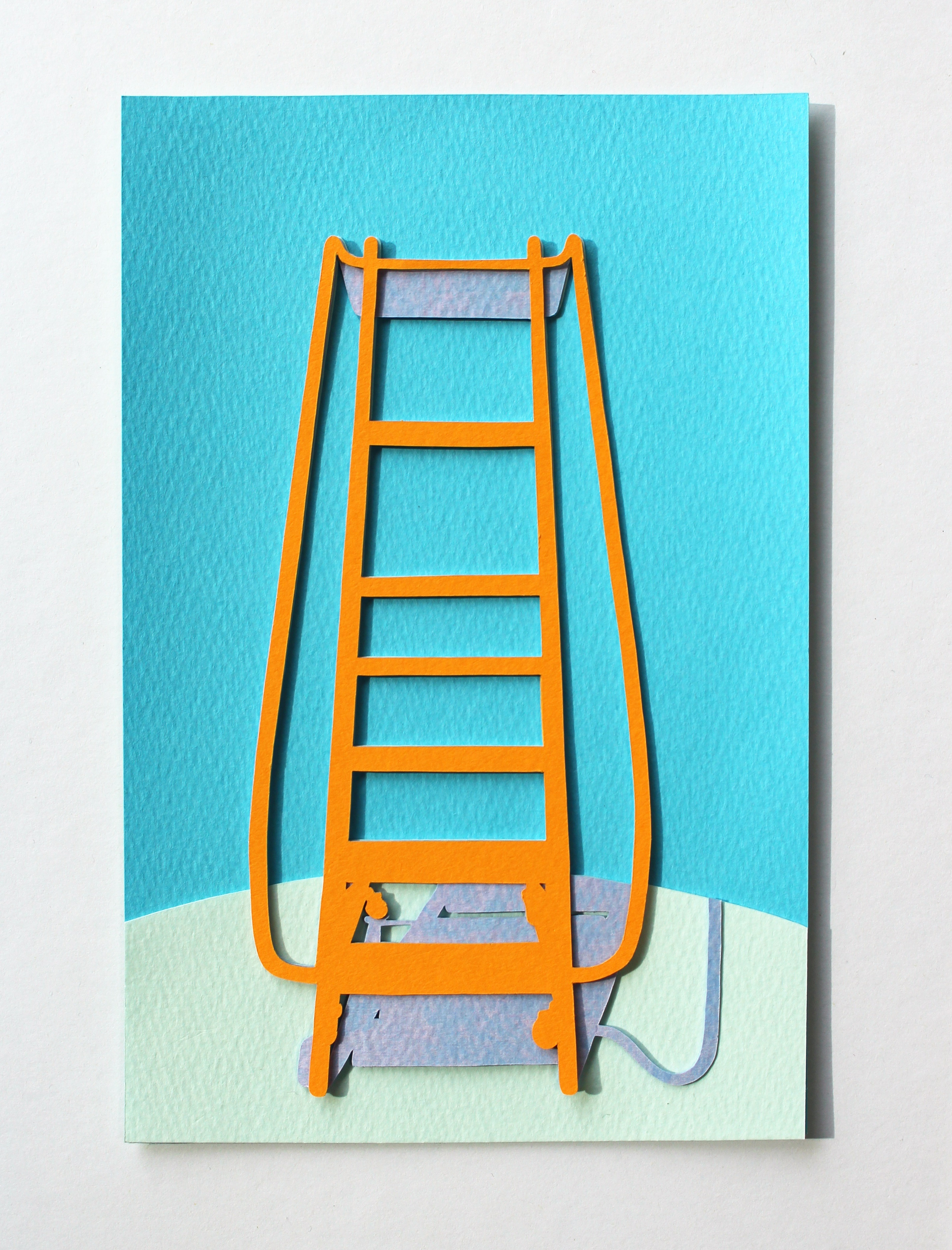 풍덩 · 종이(all paper) · 18.0 × 12.0 × 0.8cm · 2022 · 조이선 · Jo Iseon · (이미지 제공 = 청화랑) · (Source = Chung Art Gallery)
