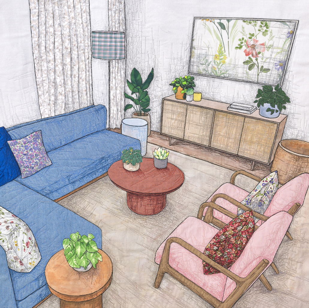포근한 공간 · 75x75cm · 2022 · 추영애 · Choo Youngae · (이미지 제공 = 청화랑) · (Source = Chung Art Gallery)