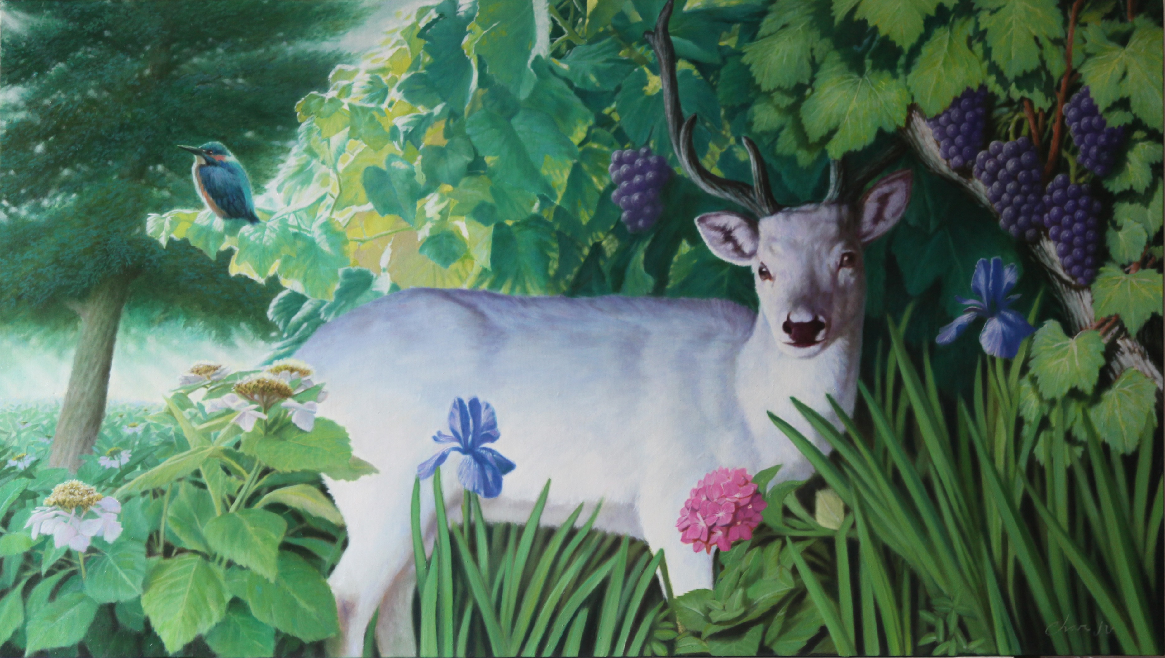 공존 · 캔버스에 유채 · 65x116cm · 2021 · 김찬주 · Kim Chanju · (이미지 제공 = 갤러리 반디트라소) · (Source = Gallery  banditrazos)
