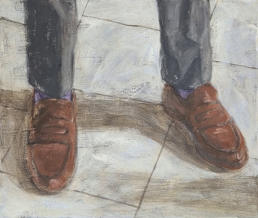 미미-크라이 · oil on canvas · 37.9x45.3cm · 2022 · Mimi-cry · oil on canvas · 신선우 · Xin Sunoo · (이미지출처 = 플레이스막1) · (Source = Placemak)