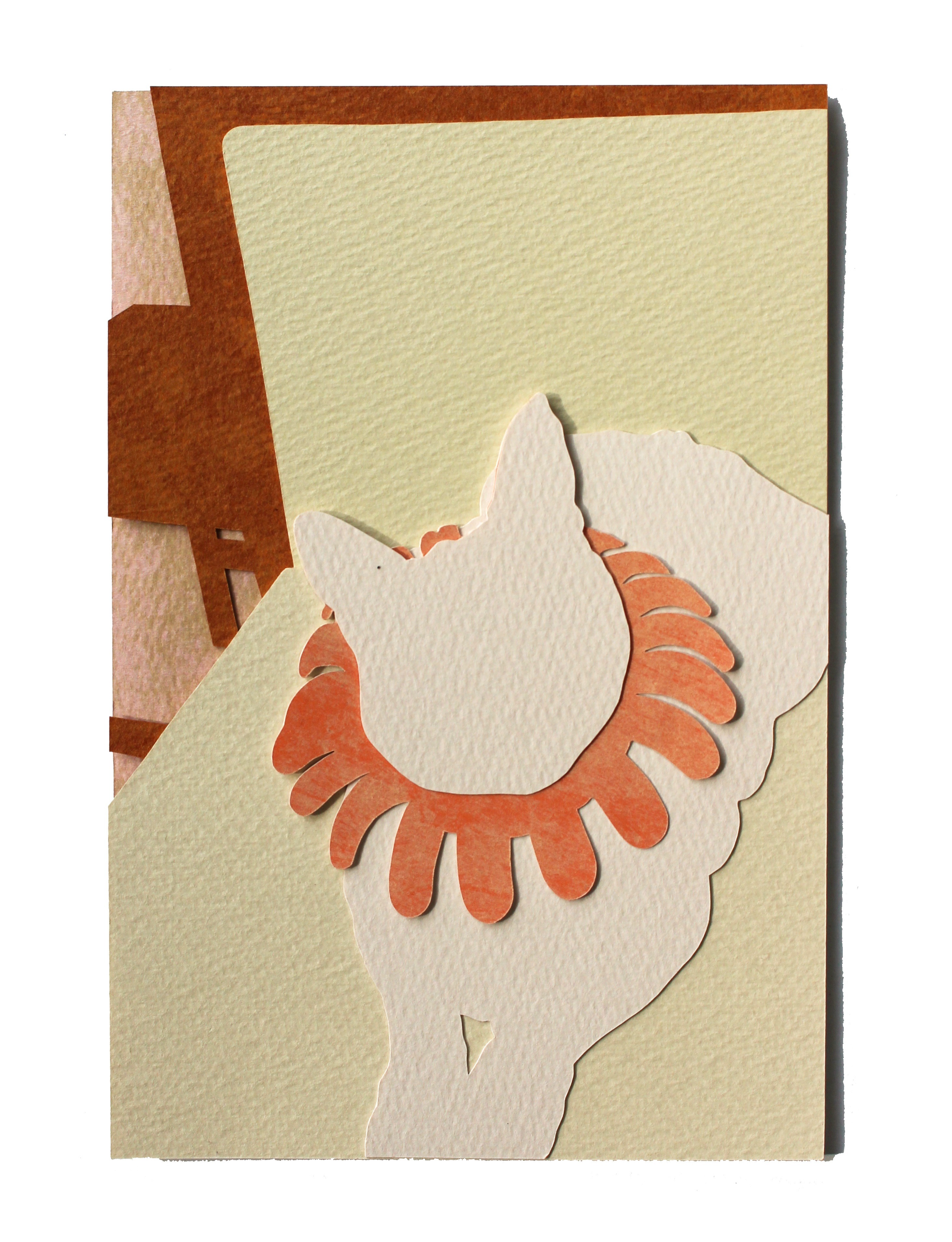 복숭아옷 · 종이(all paper) · 18.0 × 12.0 × 0.8cm · 2022 · 조이선 · Jo Iseon · (이미지 제공 = 청화랑) · (Source = Chung Art Gallery)