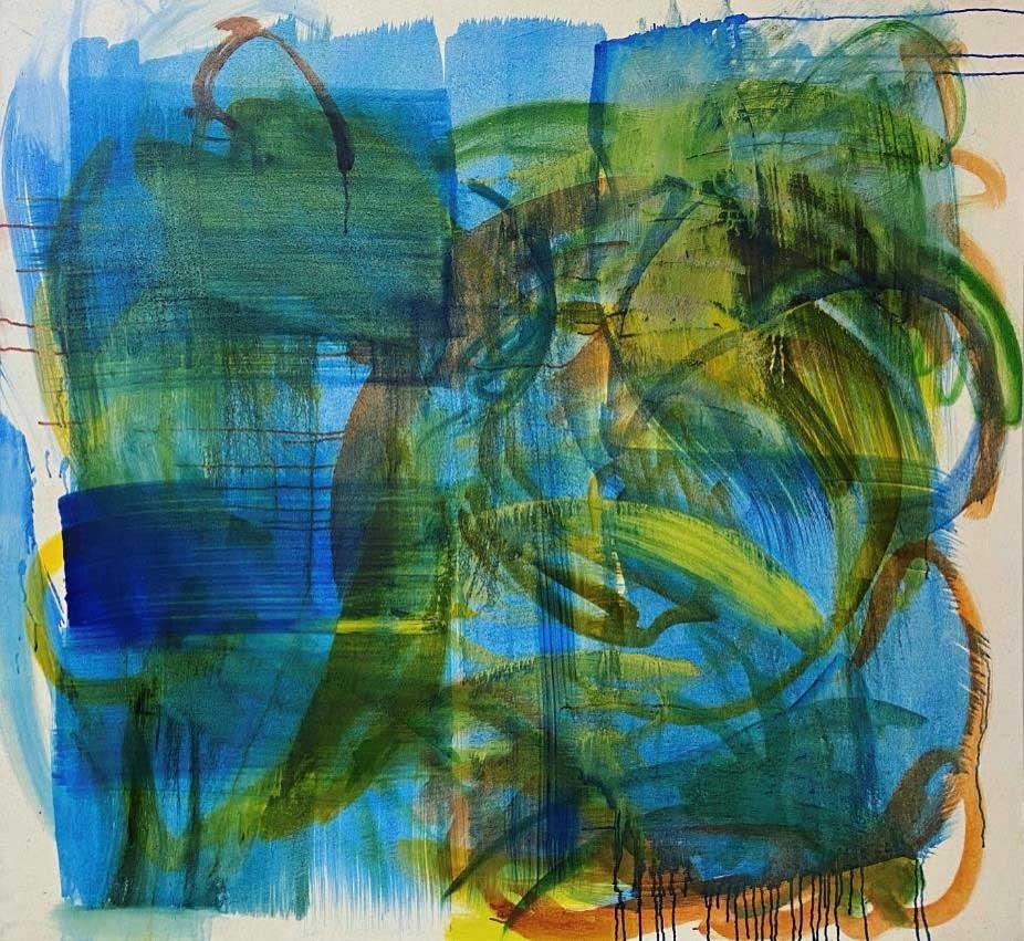 공존 · oil on canvas · 130 x 140 cm · 2022 · 김시원 · Ghim Siwon · (이미지 출처 = 갤러리가비) · (Source = Gallery Gabi)
