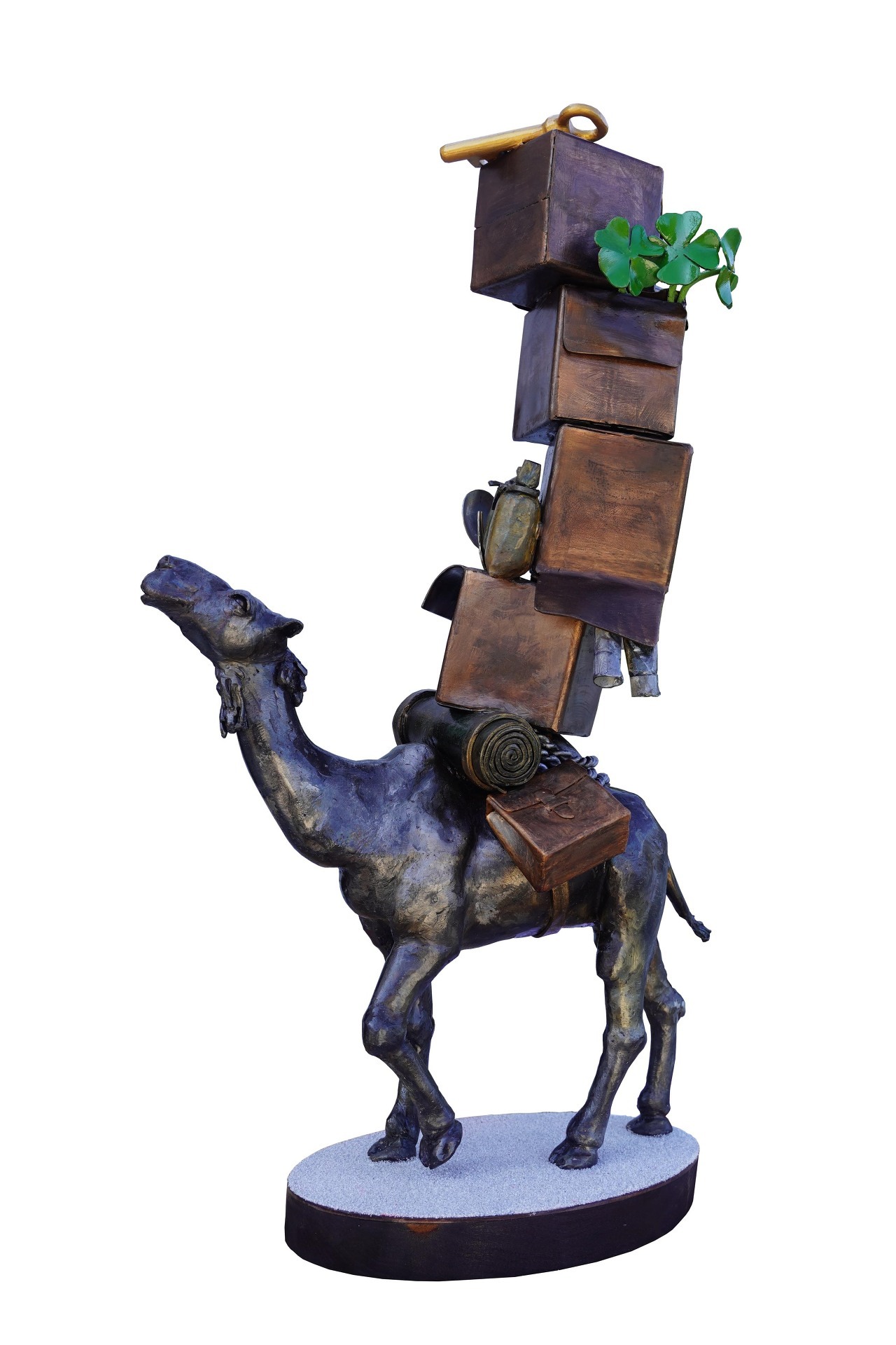 먼저들 가슈 · 철 · 500x230x810mm · 김성석 · Kim Seongseok · (이미지 출처 = 하랑갤러리) · (Source = Harang Gallery)