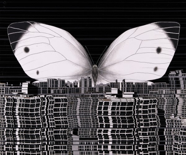 19022 · 장지에 혼합재료 · 60.6x72.7cm · 2022 · 19022 · 안인경 · An Inkyong · (이미지 출처 = 갤러리너트) · (Source = Gallery Knot)