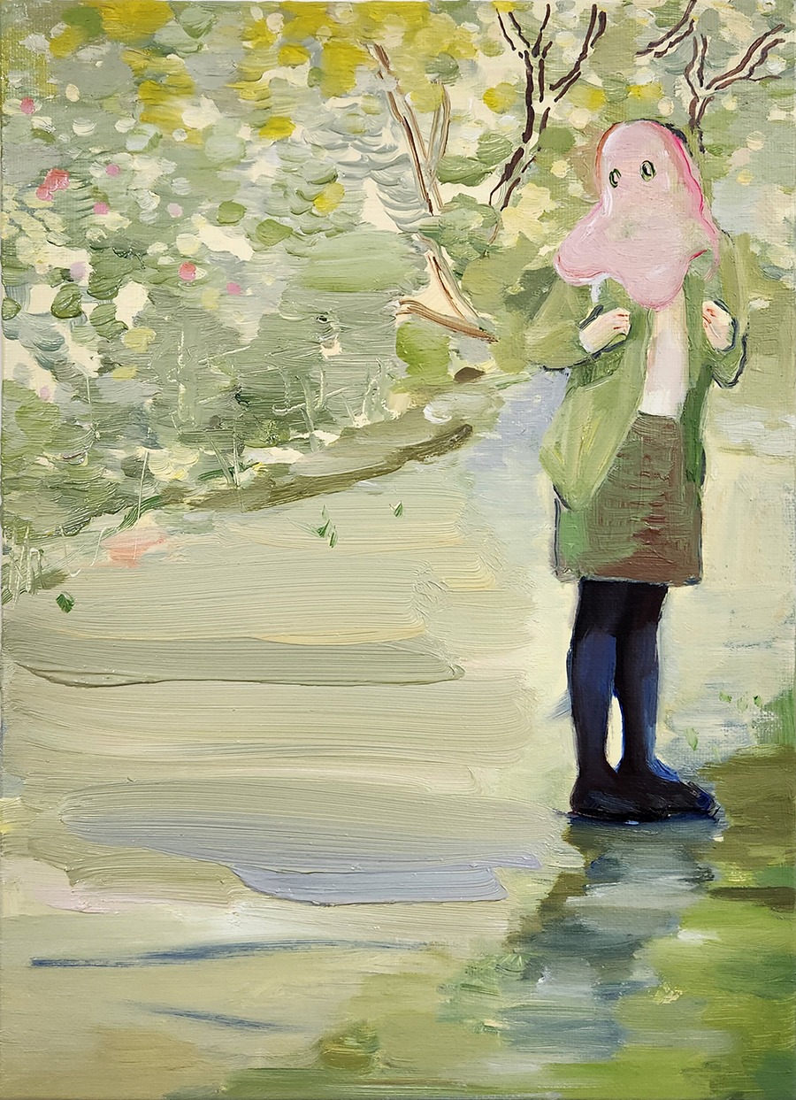 적막 Desolate · Oil on Canvas · 33.4x24.2cm · 2022 · 별루양 · (이미지 출처 = 플레이스막1) · (Source = Placemak)