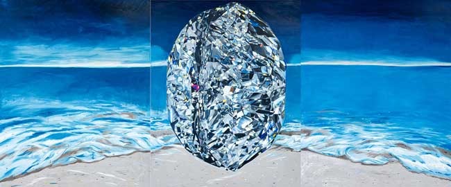 앗싸 신난다 · oil on canvas · 162x390cm · 2021 · oil on canvas · 김수현 · Kim Soohyun · (이미지 출처 = 갤러리도스) · (Source = Gallery Dos)