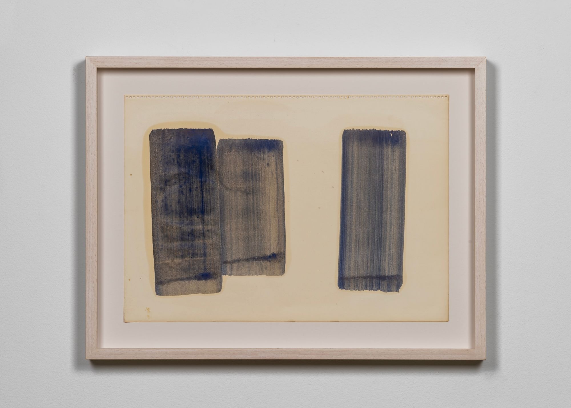 Drawing · Color on paper · 30.5 x 43.6 cm. · 1981 · Drawing · Color on paper · 윤형근 · Yun Hyongkeun · © Yun Seong-ryeol. Courtesy of PKM Gallery. · © Yun Seong-ryeol. Courtesy of PKM Gallery.