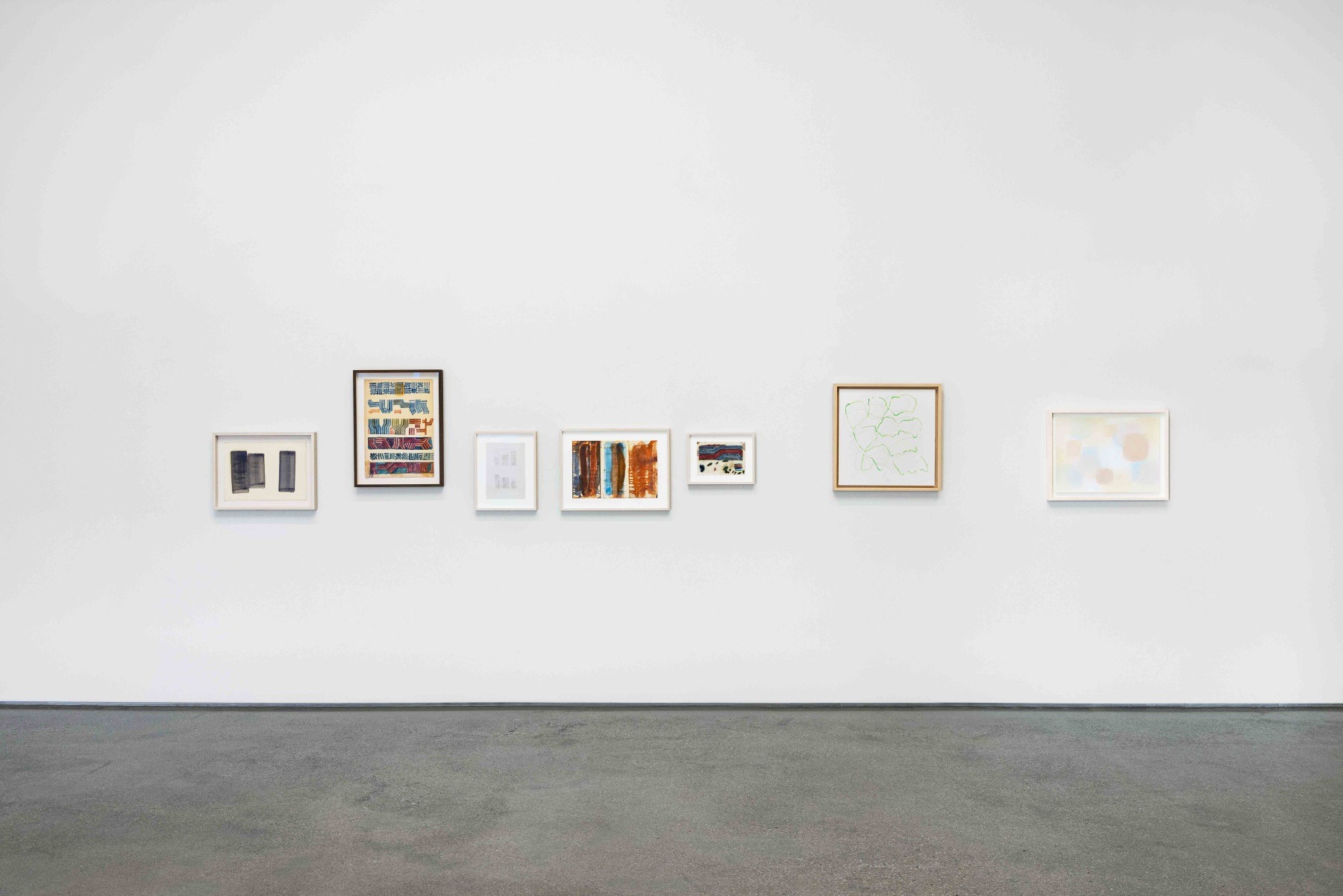 전시전경 · Exhibition view · Installation view of on paper at PKM. Courtesy of PKM gallery. · Installation view of on paper at PKM. Courtesy of PKM gallery.