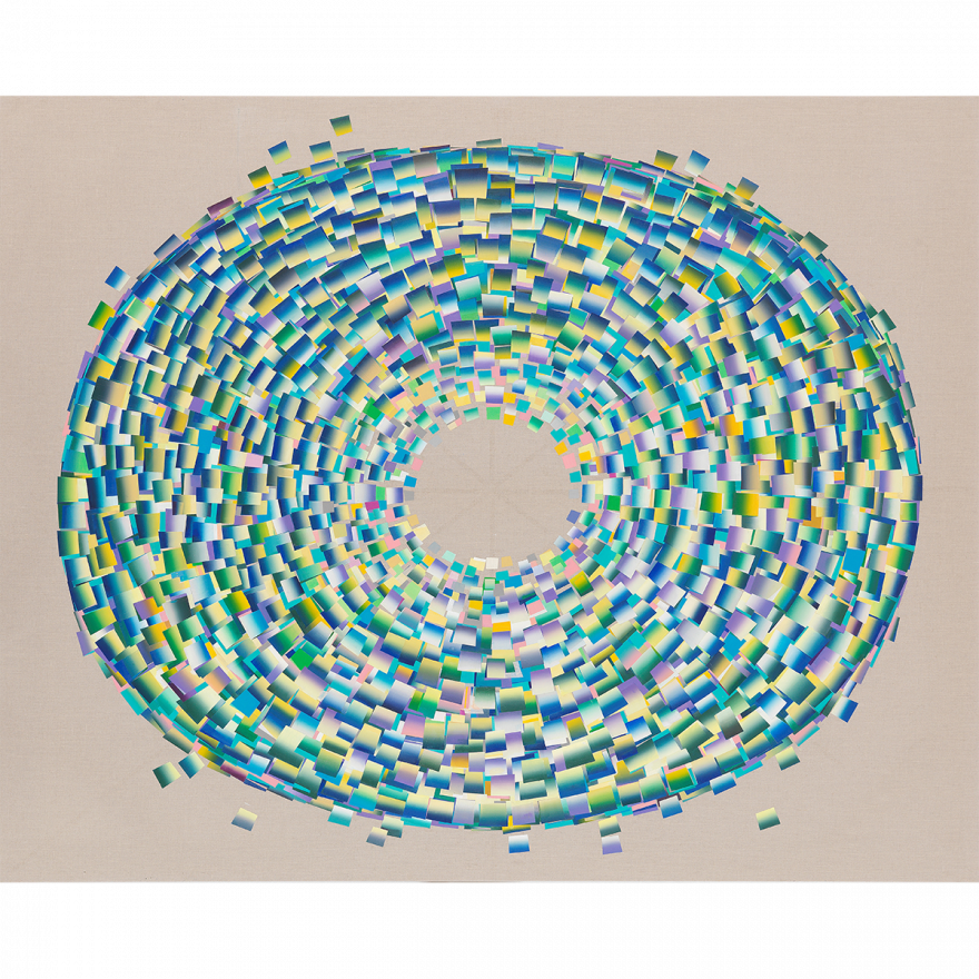 Light 2022-10A · Acrylic on canvas · 227.3 x 181.8 cm · 2022 · Light 2022-10A · Acrylic on canvas · 우제길 · Woo Jaeghil · (이미지 출처 = 가나아트) · (Source = Gana Art)