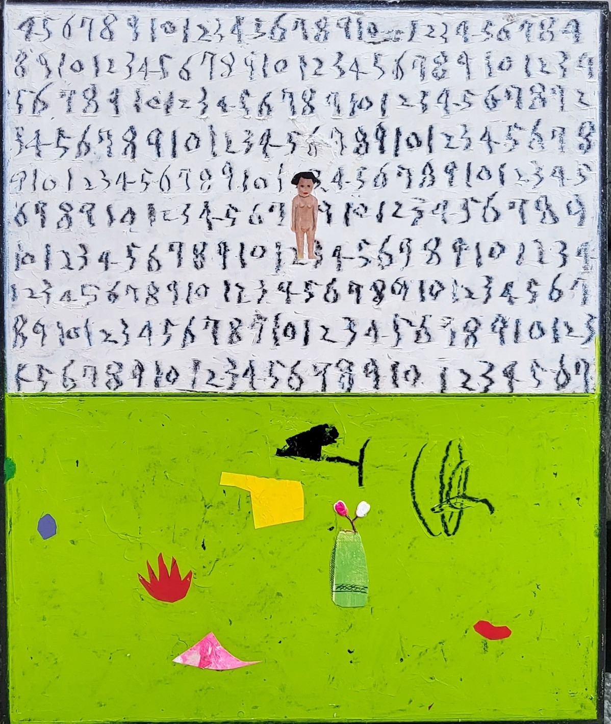Untitled · mixed media · 45.5 x 37.9cm · 2022 · Untitled · mixed media · 오세열 · Oh Seyeol · (이미지 제공 = 갤러리 조은) · (Source = Gallery Joeun)